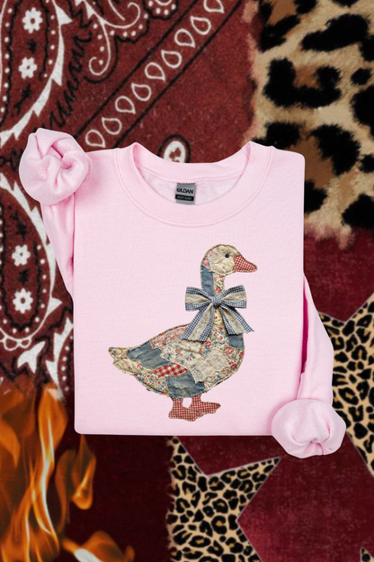 Patchwork Duck Sweatshirt