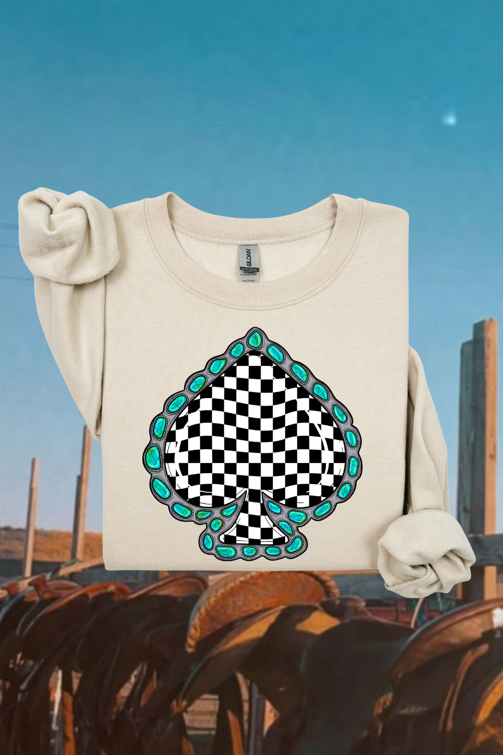 B&W Spade Sweatshirt