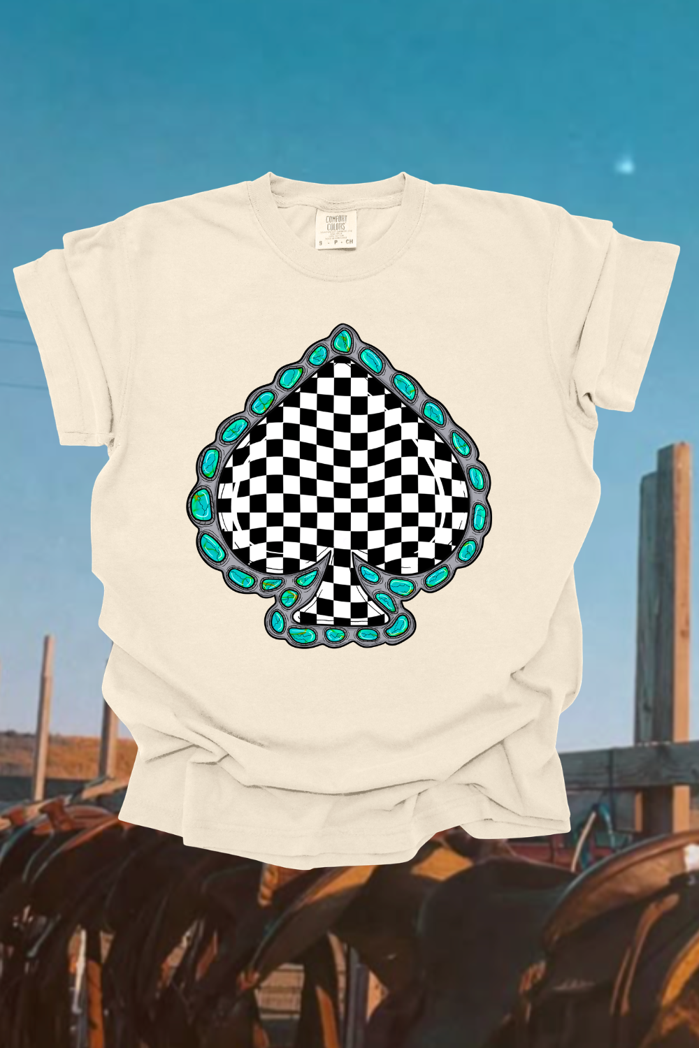 B&W Spade Graphic Tee