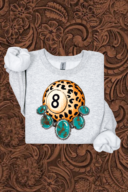 Leopard 8Ball Sweatshirt