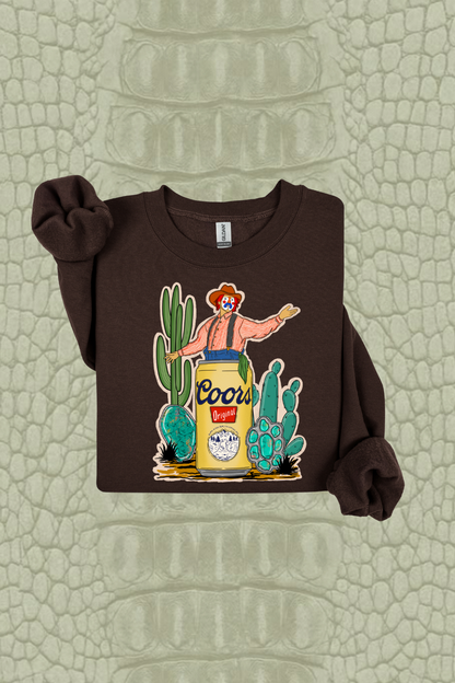 Coors Rodeo Clown Sweatshirt