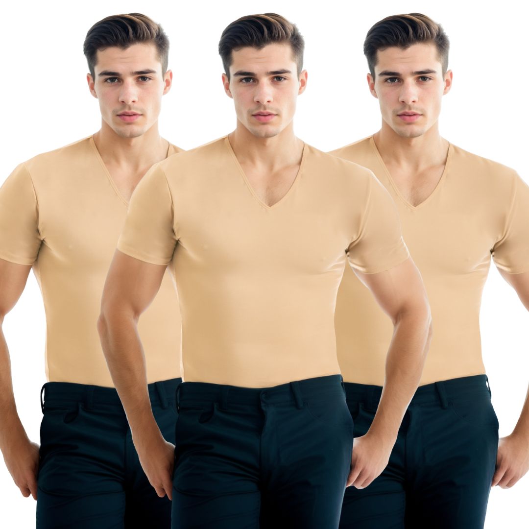 3 Pack Insta Slim Compression V-Neck VS0003