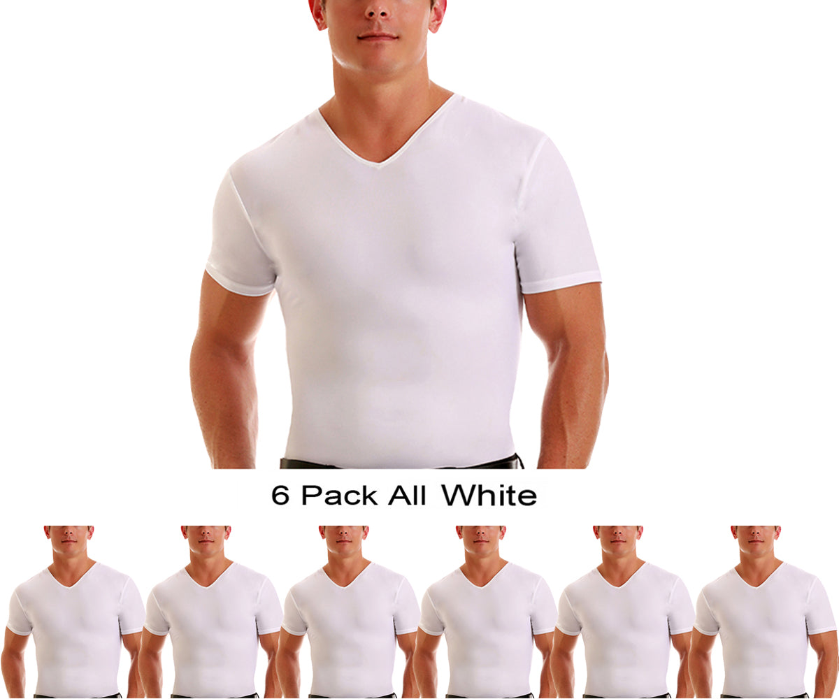 6-Pack Insta Slim Big & Tall Compression V-Necks VS0006BT