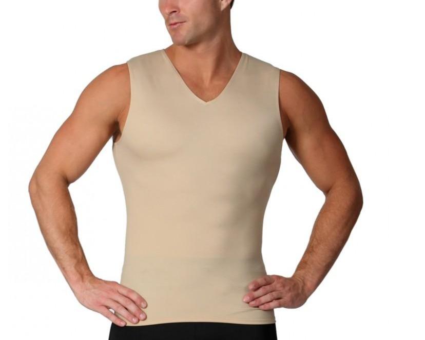 3 Pack Insta Slim Compression Sleeveless V-Neck Tank VS00N3
