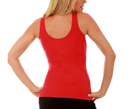 InstantFigure Activewear Compression Scoop Tank Top WA40021