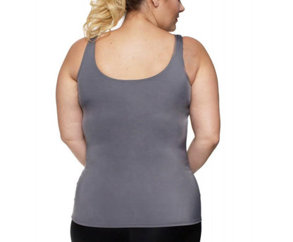 InstantFigure Curvy Plus Size Activewear Scoop Neck Tank Top WA40021C