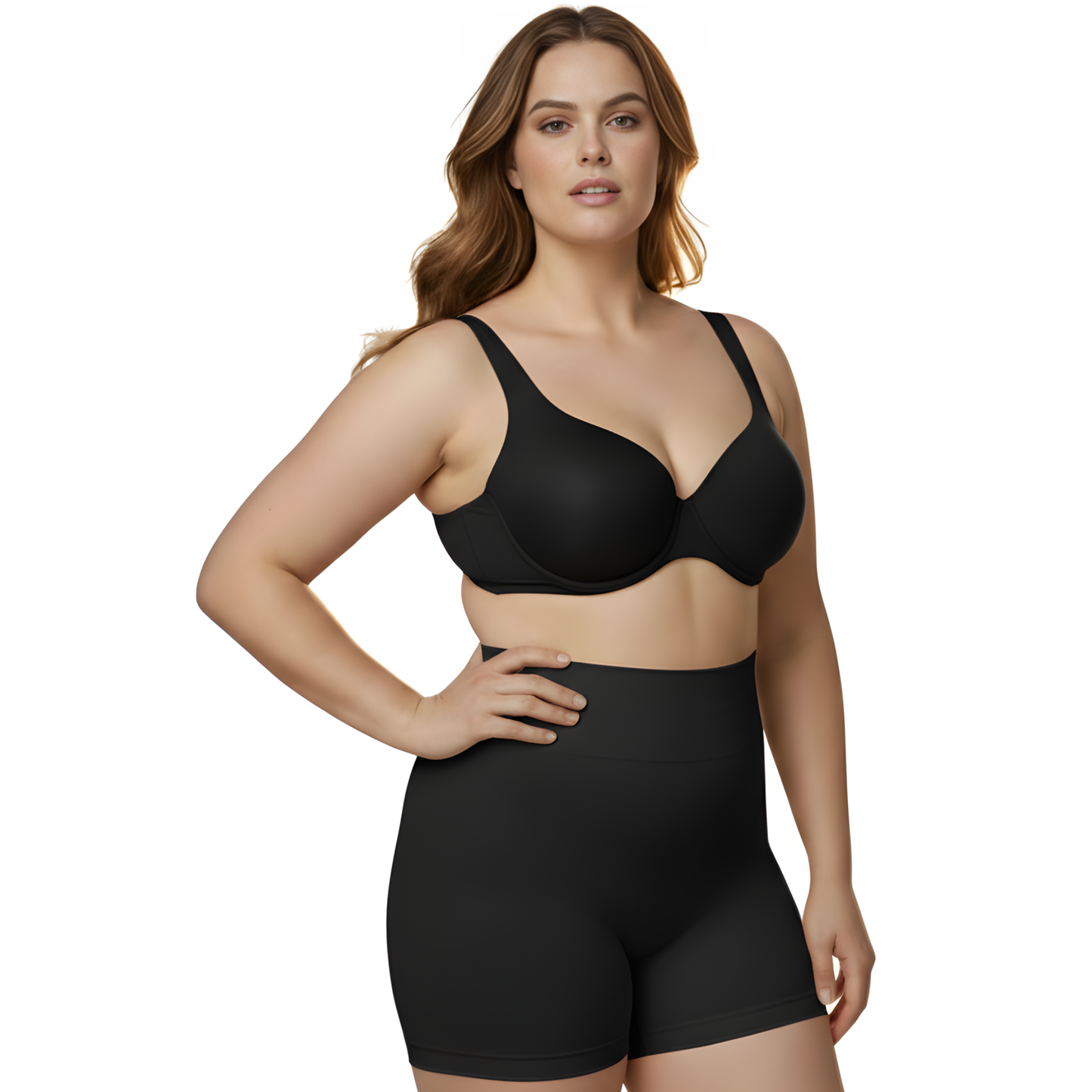 InstantFigure Hi-Waist Compression Boy Shorts WBSH010