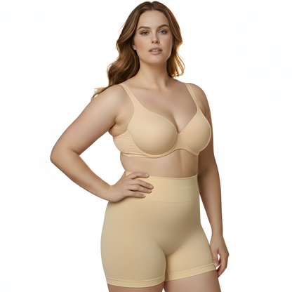 InstantFigure Plus Size Hi-Waist Boy Shorts WBSH010C