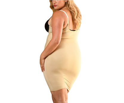 InstantFigure Underbust Plus Size Dress Adjustable Strap WDS40151C