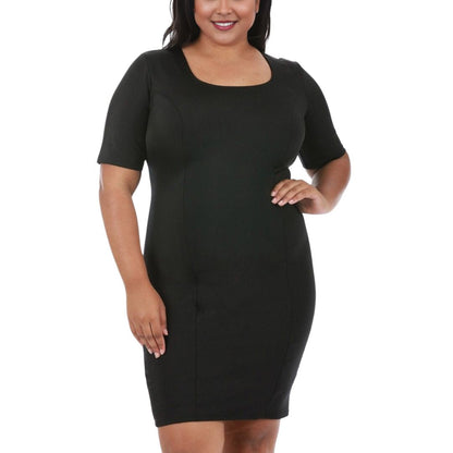 InstantFigure Curvy Plus Size Short Slimming Dress WDA027C