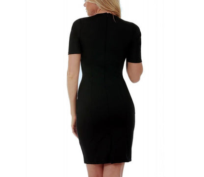 InstantFigure Short Sleeves Slimming Dress WDA027