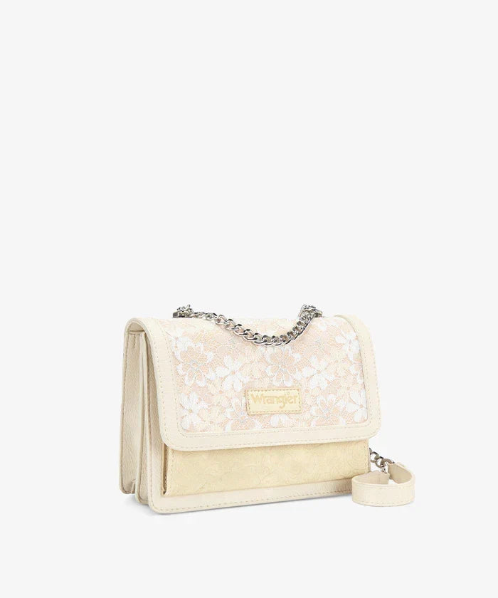 Wrangler Vintage Petal Floral Chain Shoulder Bag