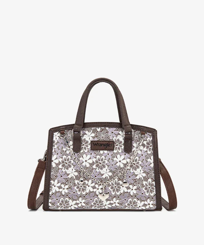 WRANGLER WESTERN CHIC LACE TOTE BAG