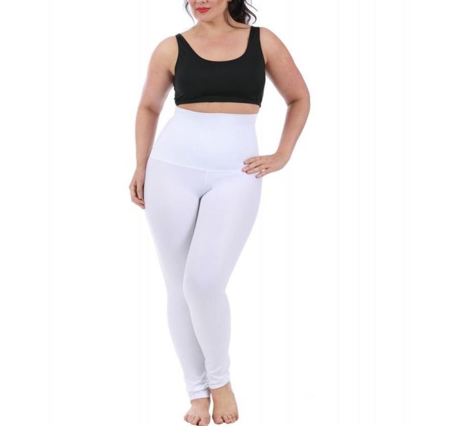 InstantFigure Plus Size Hi-Waist Compression Leggings WPL016C
