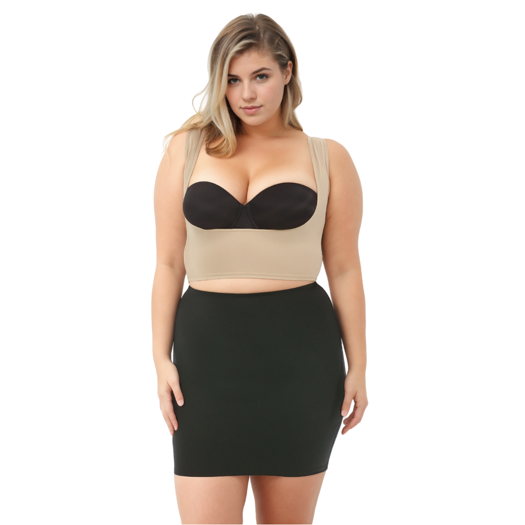 InstantFigure Plus Size Shapewear Slip Skirt WS40141C