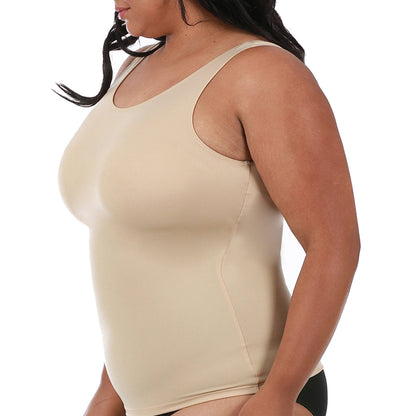 InstantFigure  Scoop Tank Top Plus Size Shapewear WT40021C