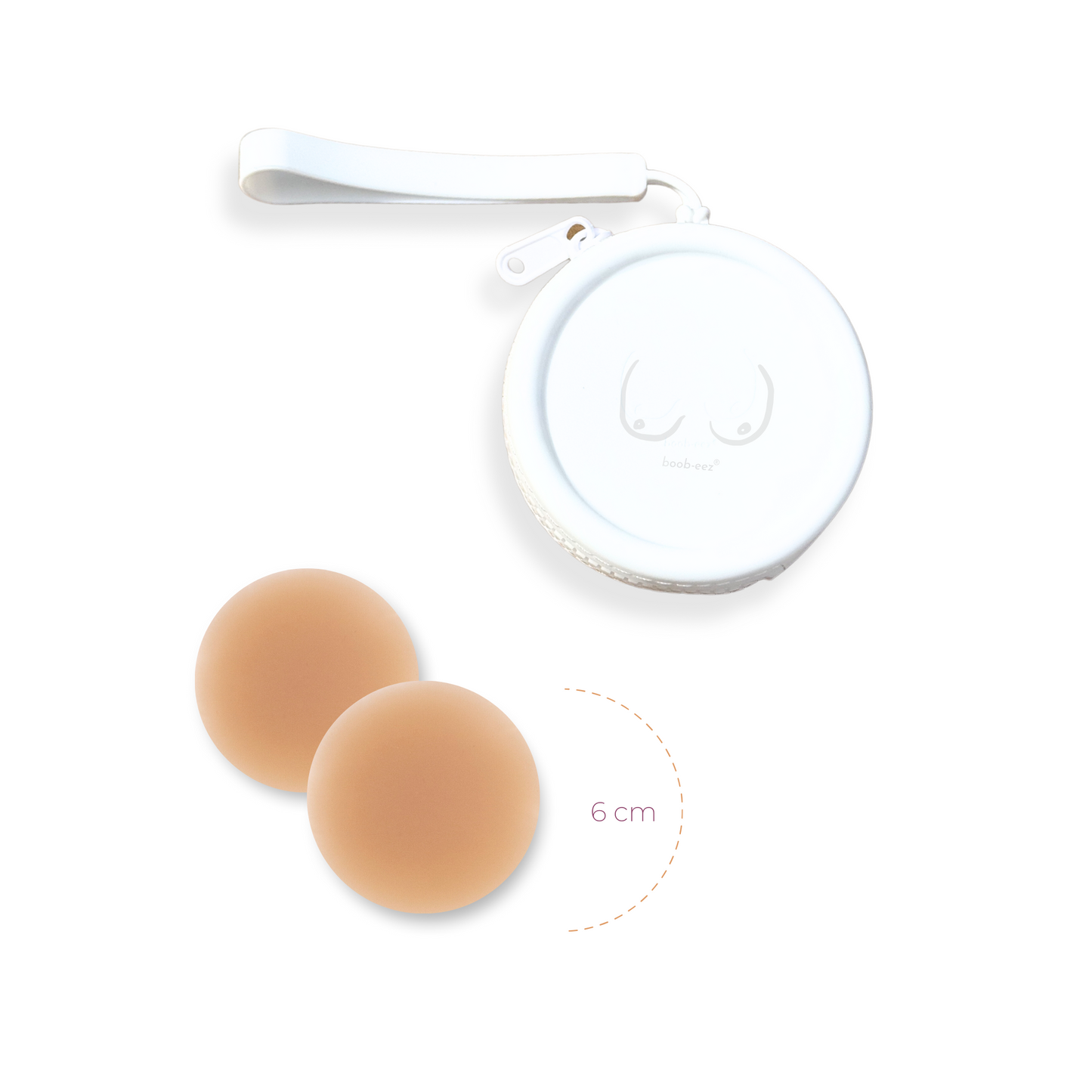 Limited Edition Deluxe Duo in White - Medium Nude