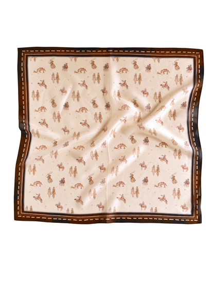 Saddle Club Silk Western Cowgirl Wild Rag Scarf