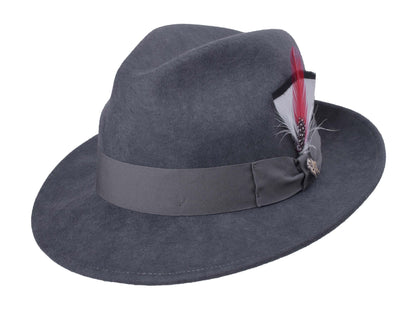 Wool Felt Fedora Deluxe Hat — Men's Classic Style