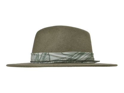 Wool Felt Hat Rain Forest