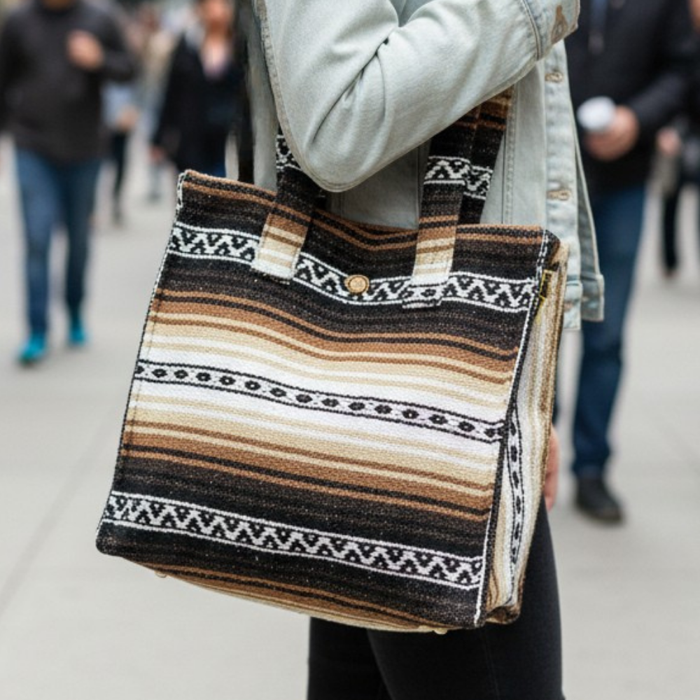 Sand & Stone Shoulder Tote Bag