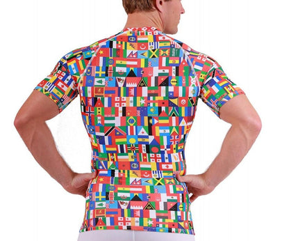 Insta Slim Big and Tall Flags Activewear Raglan Short Sleeve 5MAT019BT