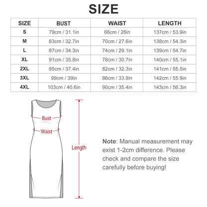 Baha Ranch Colores de Mexico Pictures of the Southwest Sleeveless Bodycon Side Slit Long Dress
