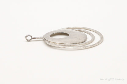 Retired Silpada Hammered Rings Sterling Silver Pendant