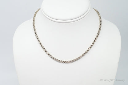 Designer Michael Dawkins 14K Gold Granulated Sterling Silver Necklace