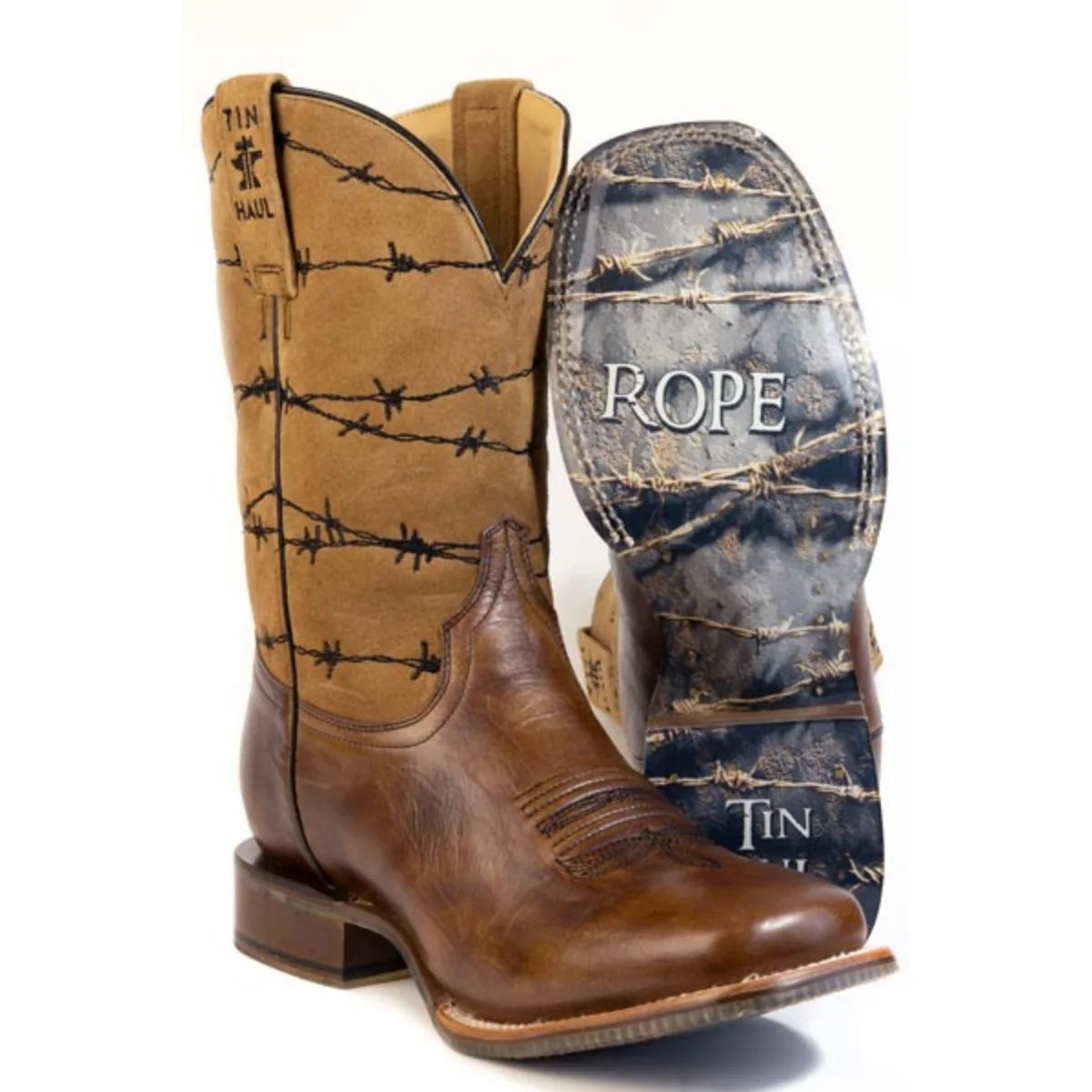 Tin Haul Wirelash - Men's Leather Cowboy Boot