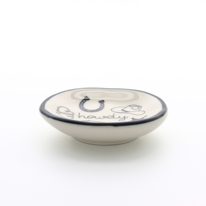 Western Howdy Ring Dish