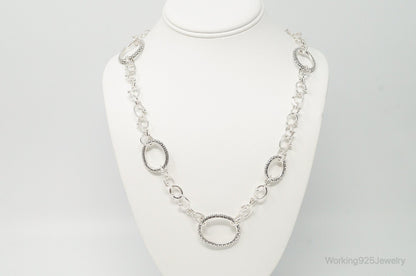 Designer Michael Dawkins Link Sterling Silver Necklace