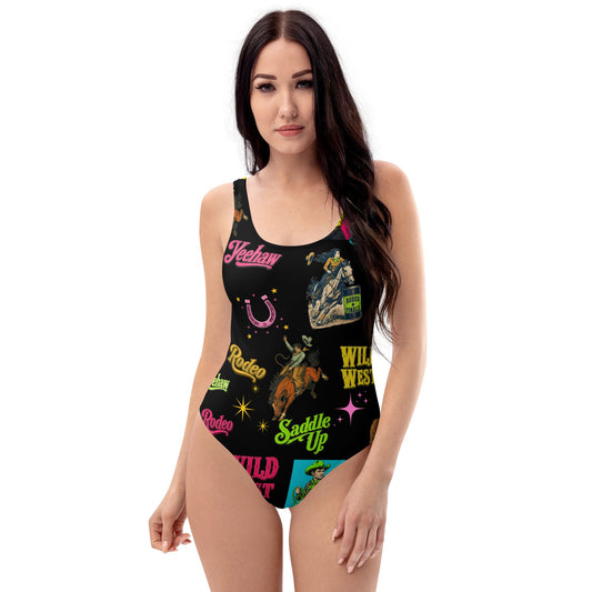 Baha Ranch Yeehaw The Last Roundup One-Piece Swimsuit