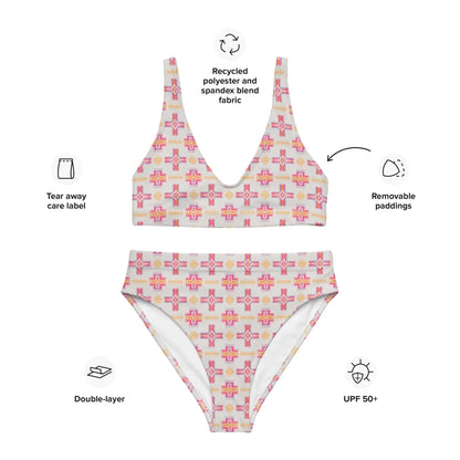 Aztec Trail High-waisted Bikini