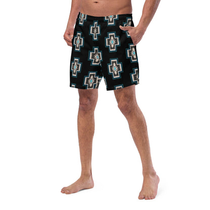 Baha Ranch Yeehaw Southwest Cross Men's Swim Trunks