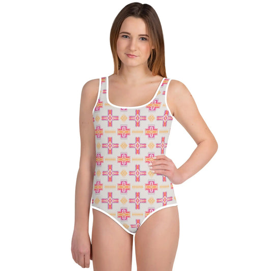 Aztec Trail Girls Swimsuit - Sizes 8-20