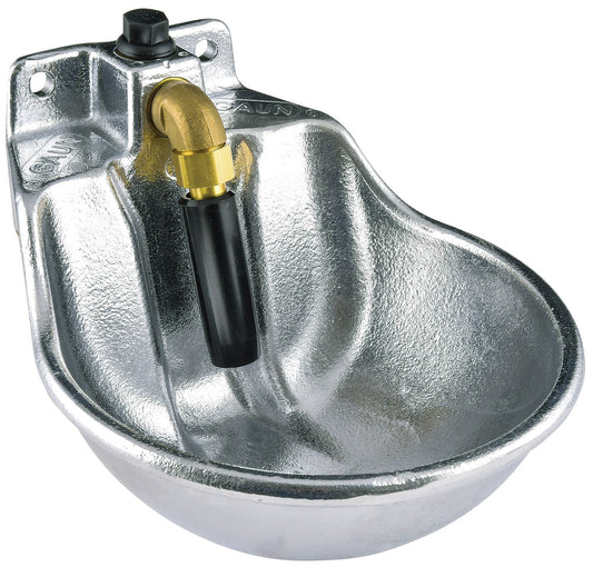 Aluminum Barn Wall Mount Push Valve Horse Waterer