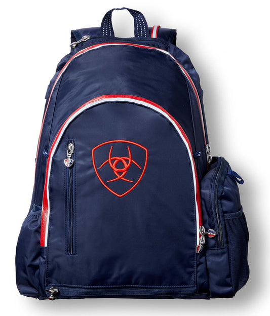 Ariat Ring Riding Backpack – Equestrian Backpack with Helmet Sling, Spur Ring & Crop Holder