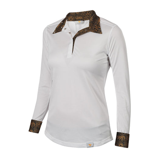 Aubrion Girl's Equestrian Style Long Sleeve Show Shirt
