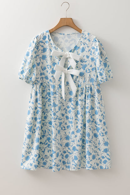 Mikayla Puff Sleeve Mini Dress