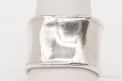 Vintage Designer Silpada Sterling Silver Band Ring - Size 8
