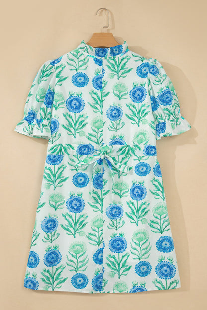 Dulce Frilly Short Sleeve Dress