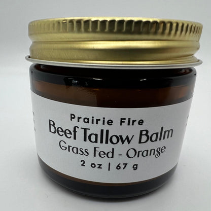 Grass Fed Beef Tallow Balm - 2 oz - Grown and Made in USA - Organic Grass Fed and Finished Tallow - Moisturizing Skin Care