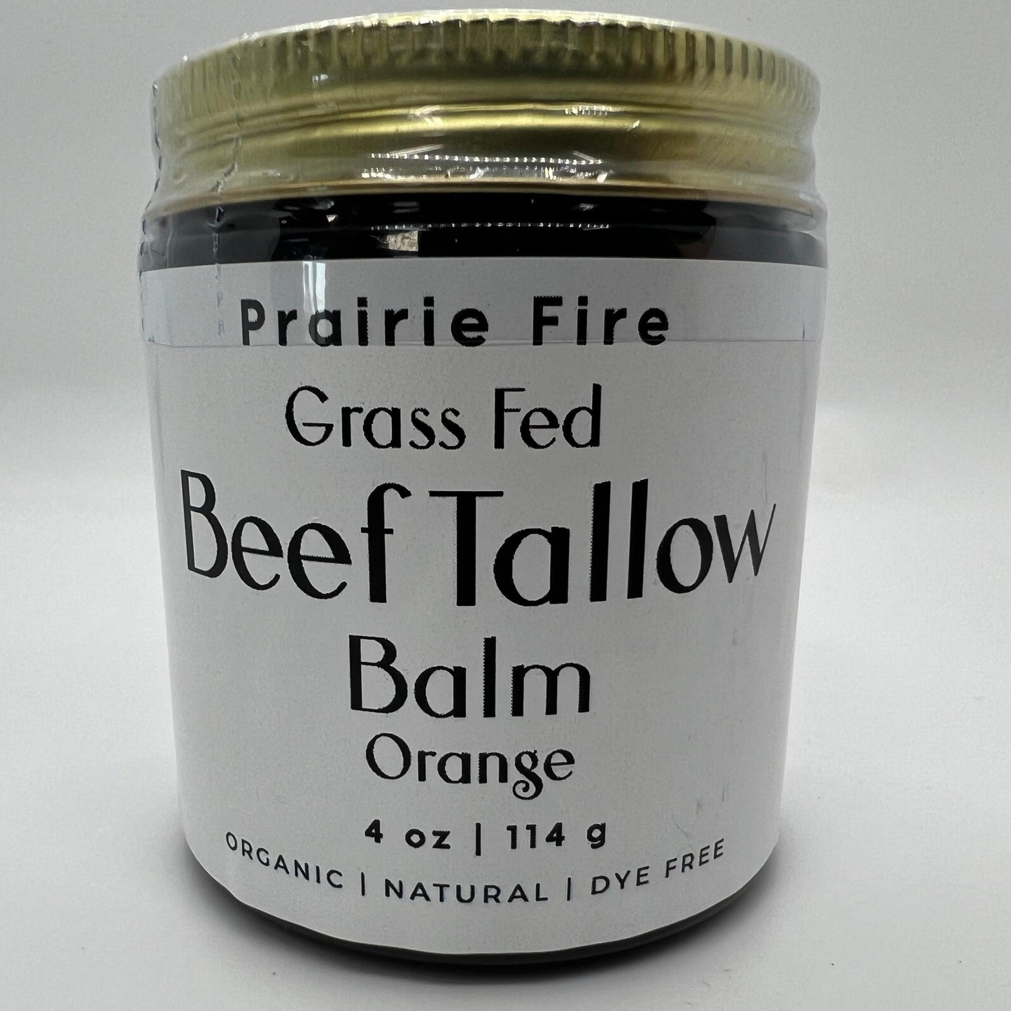 Grass Fed Beef Tallow Balm - 4 oz - Made in USA - Organic Grass Fed and Finished Tallow - Moisturizing Skin Care
