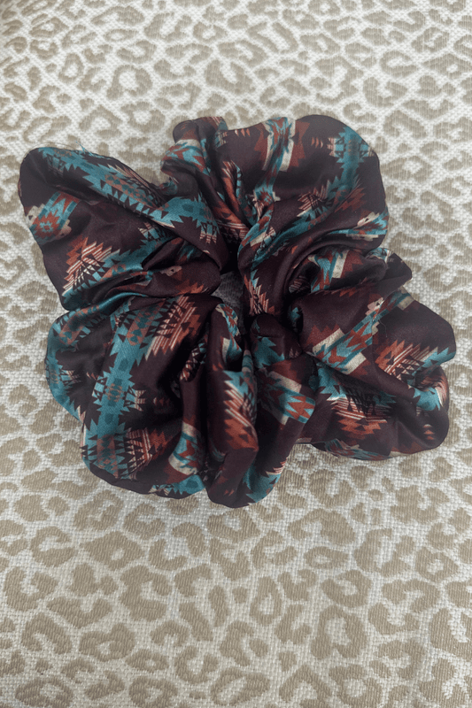 Bermuda Western Scrunchie — Sterling Kreek Hair Statement (5" x 1.5")