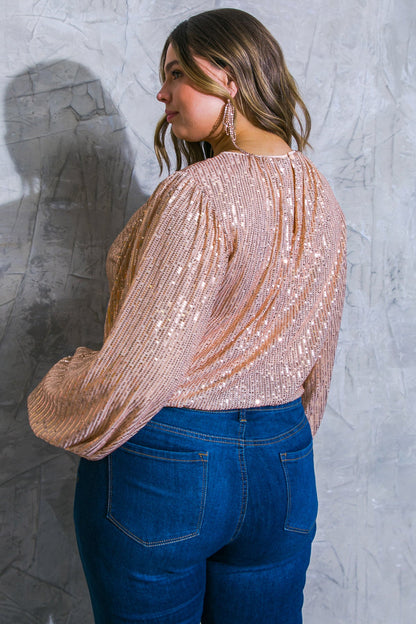 HOPE YOU REMEMBER SEQUIN TOP
