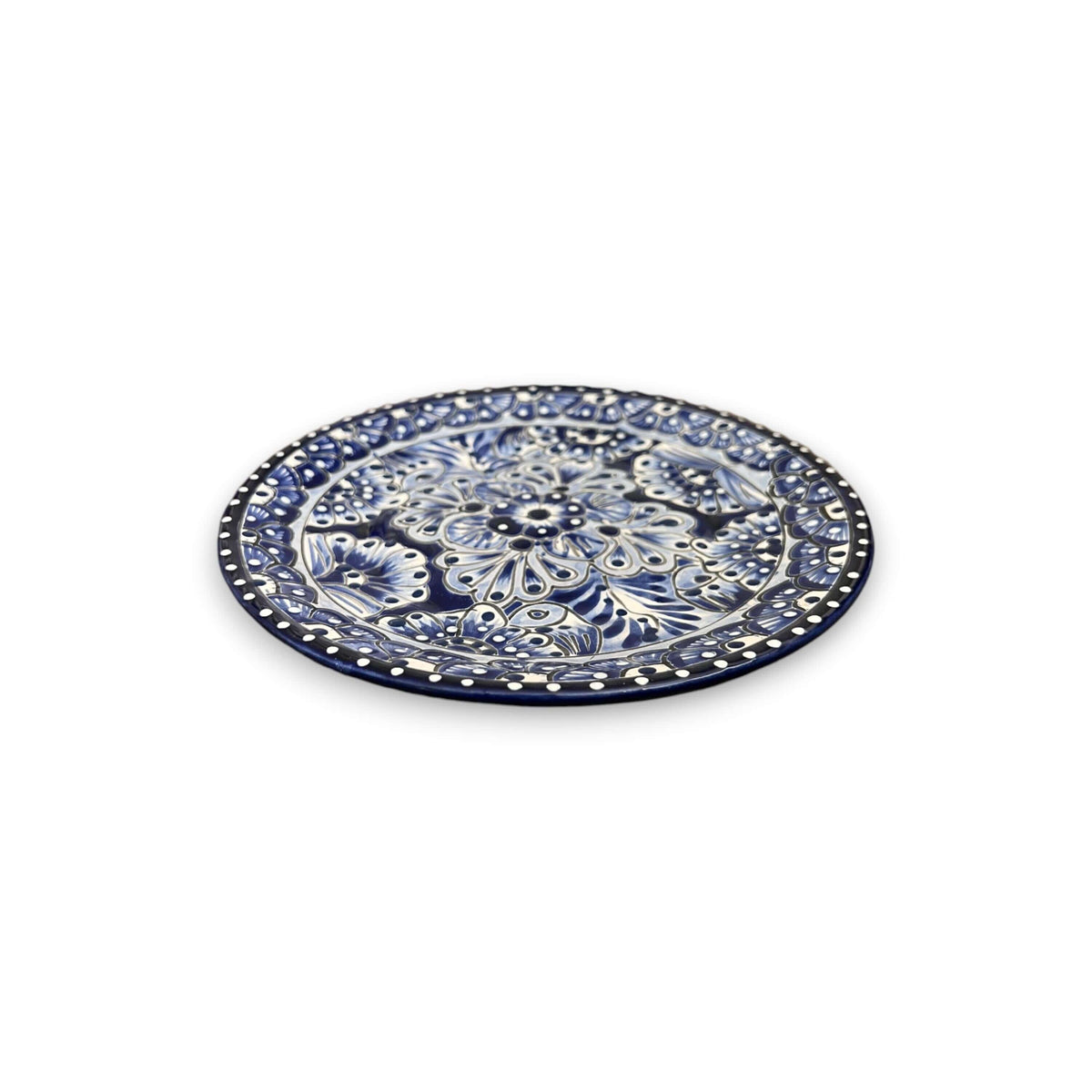 Blue & White Talavera Dinnerware Set | 12-Piece Set
