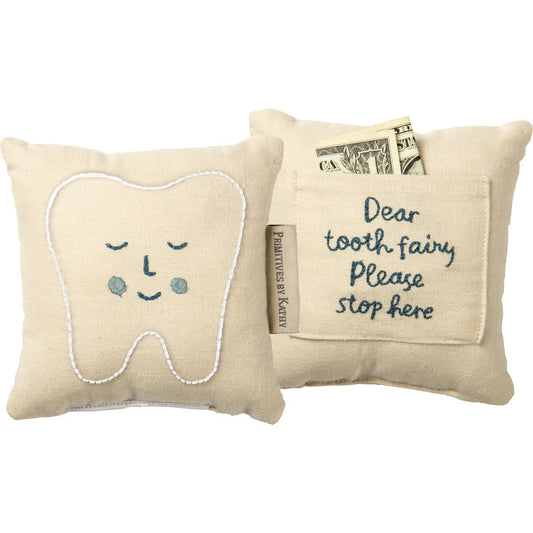 Tooth Monster Pocket Pillow by Primitives by Kathy