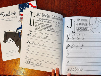 Bored On The Range: Rodeo Cursive Handwriting