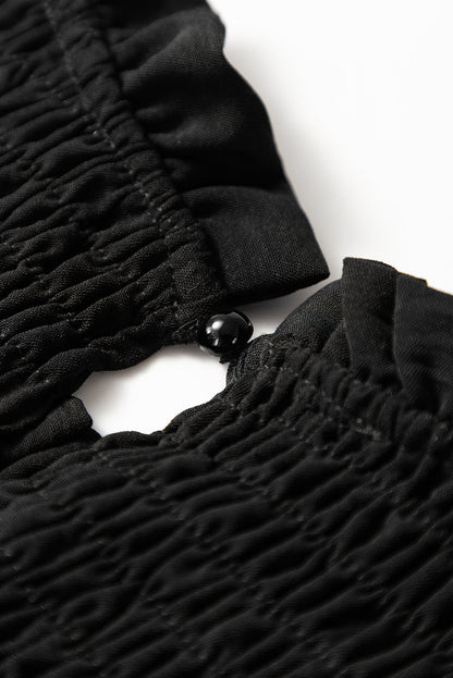Galilea Shirred Peplum Top
